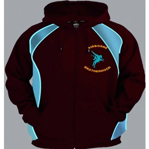 Airborne Brotherhood 1 A Regimental Colour Pullover or Zip Up Hoody