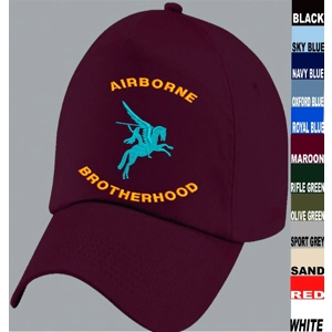 Airborne Brotherhood Embroidered Baseball Cap