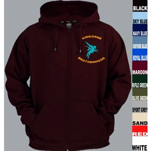Airborne Brotherhood Zip Up Hoody
