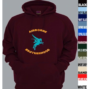 Airborne Brotherhood Pullover Hoody Large Insignia