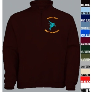 Airborne Brotherhood 1/4 Zip Sweatshirt