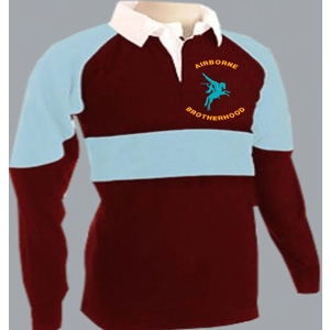 Airborne Brotherhood 1 A Regimental Colour Rugby Shirt