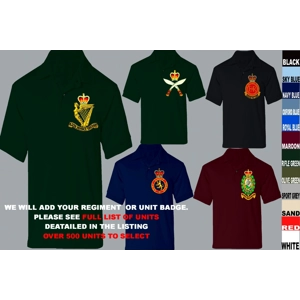 A Regimental Polo Shirt UK/Foreign