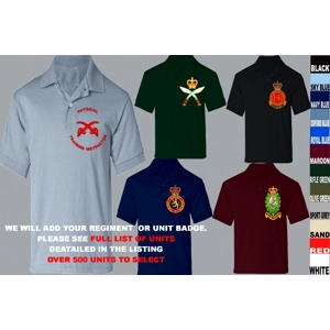 A Regimental Polo Shirt UK/Foreign