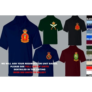 A Regimental Polo Shirt UK/Foreign
