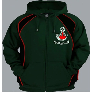 LI Light Infantry Regimental Colour Pullover or Zip Up Hoody