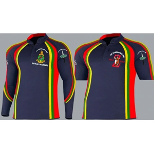 Royal Marines Regimental Colour Rugby Shirt