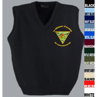 French Foreign Legion 2 REP Sleeveless Slip Over Jumper title=