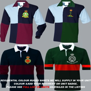 SAF Sultan of Oman Armed Forces 1 A Oman Regimental Colour Rugby Shirt