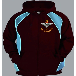 Parachute Regiment Maroon Sky Pullover Hoody