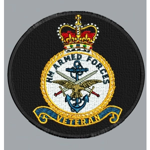 1A Royal Navy Biker Patches