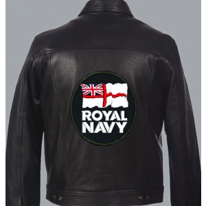1A Royal Navy Biker Patches