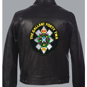 Regimental Biker Patches