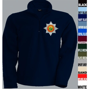 Cheshire Regiment 1/4 Zip Fleece