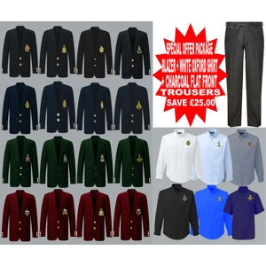 1 Regimental Blazer + Shirt + Trousers