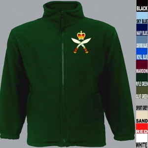 ARMY GURKHA RGJ LI 2XL FLEECE RIFLE GREEN