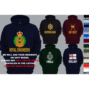 9th Lancers Pullover Hoody Large Insignia
