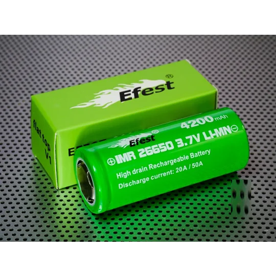 Efest IMR 26650 4200mah 50Amp Flat Top