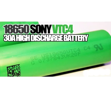 Sony VTC4 18650 30A Flat Top