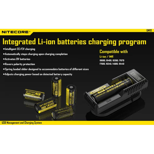 Nitecore UM10 Charger