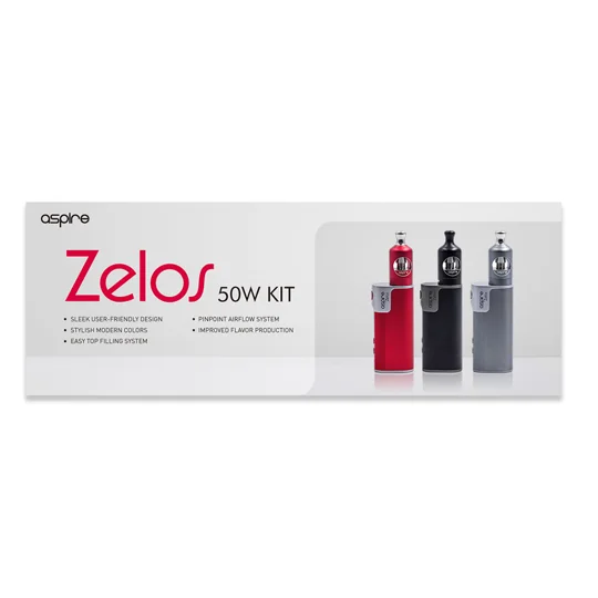 Aspire Zelos 50W TC Box MOD - 2500mAh