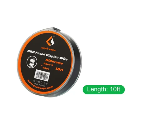 GeekVape N80 Fused Clapton Wire 10ft