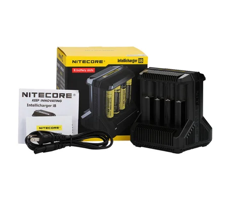 Nitecore Intellicharger I8 Li-ion/NiMH Battery 8-slot Charger