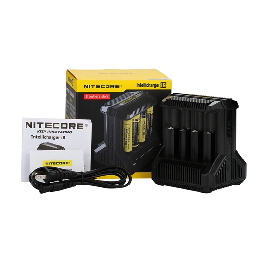 Nitecore Intellicharger I8 Li-ion/NiMH Battery 8-slot Charger