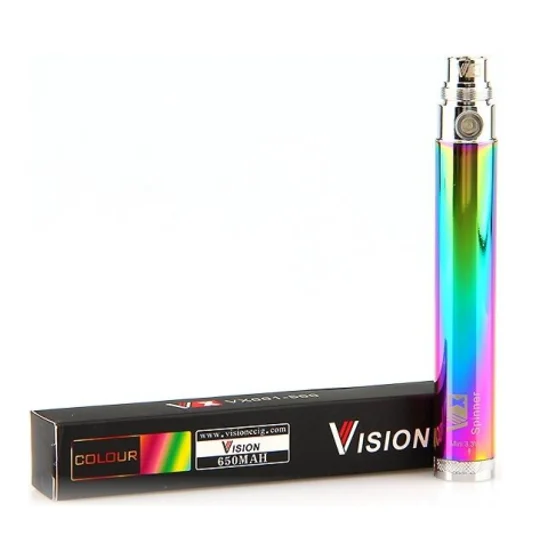 Vision Spinner eGo VV Battery Rainbow - 650mAh