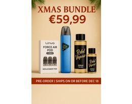 Linvo Force Air Xmas Bundle – Device + 3 Pods + 200ml Rebel Vapour