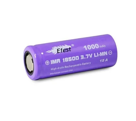 EFEST IMR 18500 1000MAH FLAT TOP
