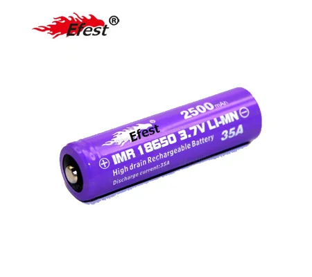 Efest IMR 18650 2500mah Button Top