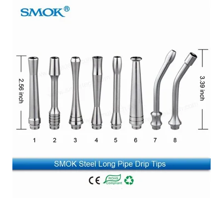 Smok Steel Long Pipe Drip Tip