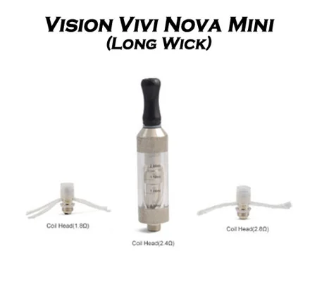 Vision Vivi Nova Mini Tank 2.0ml, Long Wick