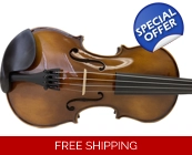 Woodnote German Style finish Solin+Bow+Rosin+Cas..