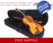 Woodnote VA-310E Solid Wood/Spruce Top/Maple Bac..