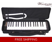 Woodnote Black/Blue 37 Key Melodica with Hard Ca..