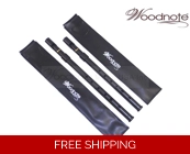 Woodnote Set of 2 Matte Black 6 Holes Irish Tin ..