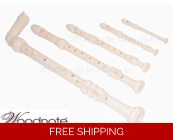Woodnote 5 pieces Pro. Ivory White Recorder Set
