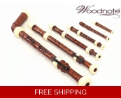 Woodnote 6 Pieces Pro. Knob Gold & Ivory Recorde..