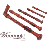 Woodnote 5 pieces Pro. Wood Grain Recorder Set -..