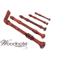 Woodnote 5 pieces Pro. Wood Grain Recorder Set - Int'l delivery