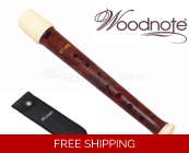 Woodnote 16.5 cm/6.5 inche Wood GrainKnob Red/Iv..