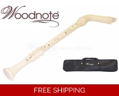 Woodnote HY-258BWH Ivory White Bass Recorder-Bar..