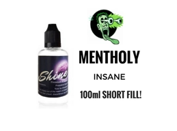 MoonShine Mentholy Insane Shortfill E Liquid 100ml.
