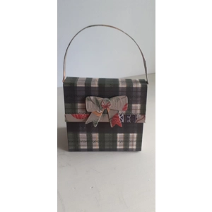 Cute Paper Handmade Small Giftbag Handbags with Paper Bows