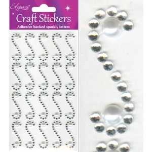 Craft Stickers Diamond Scroll gems