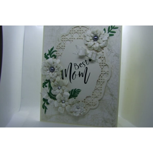 Handmade Mothers Day Card with Foiled Sentiment