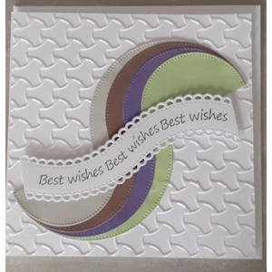Handmade Embossed Happy Birthday Card