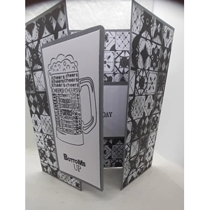 Mens Gatefold Happy Birthday Card.